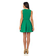 Зелена клоширана рокля-1 снимка