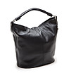 Кожена черна дамска чанта Sarah-1 снимка
