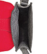Чанта за рамо в сиво и червено от филц-2 снимка