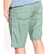 Памучен мъжки къс панталон в зелено Abel-3 снимка