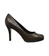 Кожени дамски обувки в тъмнокафяв нюанс Cammie-0 снимка
