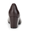 Тъмнокафяви дамски кожени обувки Phaedra-4 снимка