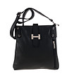 Малка черна чанта за рамо Heidi-0 снимка