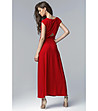 Дълга червена рокля Elisa-1 снимка