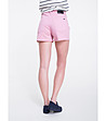 Памучни розови дамски къси панталони Alice-1 снимка