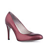 Кожени дамски обувки в цвят бордо Laurel-2 снимка