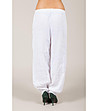 Дамски ленен бял панталон Aline-1 снимка
