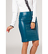 Синя пола с имитация на кожа Linda-2 снимка