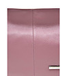 Дамска розова кожена чанта Hilda-3 снимка
