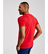 Червена памучна мъжка тениска Tinge-1 снимка