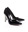 Кожени черни дамски обувки Sandra-0 снимка