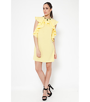 Жълта рокля Rubina снимка