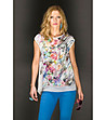 Дамска блуза в нюанс на цвят екрю Grappa-0 снимка