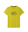 Жълто-зелена мъжка памучна тениска Algie-4 снимка