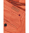 Оранжев памучен мъжки панталон Carl-3 снимка