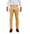 Памучен мъжки панталон в камел цвят-0 снимка