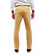 Памучен мъжки панталон в камел цвят-1 снимка