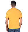 Памучна мъжка тениска в жълто Yegor-1 снимка