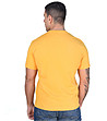 Жълта памучна мъжка тениска Edvin-1 снимка