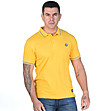 Мъжка памучна блуза в жълто Devon-0 снимка
