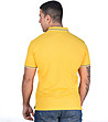 Мъжка памучна блуза в жълто Devon-1 снимка
