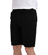 Черни памучни мъжки къси панталони Austin-2 снимка