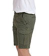 Мъжки памучни къси панталони в цвят каки Ansel-2 снимка