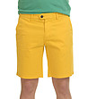 Жълт памучен мъжки къс панталон Brandon-0 снимка