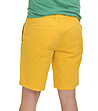 Жълт памучен мъжки къс панталон Brandon-1 снимка