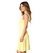 Жълта рокля без ръкави Julia-2 снимка