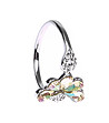 Дамски пръстен с кристали в преливащи цветове-2 снимка