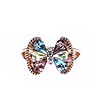 Дамски пръстен с форма на панделка с многоцветни кристали Swarovski-1 снимка