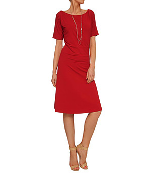 Елегантна червена рокля Magnolia снимка