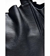 Черна дамска чанта от естествена кожа Silia-2 снимка
