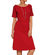 Елегантна червена рокля Magnolia-2 снимка