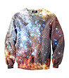 Многоцветна unisex блуза с принт Cosmos-1 снимка