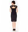 Елегантна черна рокля Daria-1 снимка