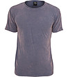 Памучна мъжка тениска в цвят индиго Carl-0 снимка