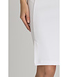 Бяла пола с висока талия-2 снимка