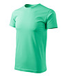 Мъжка зелена памучна тениска Zan-2 снимка