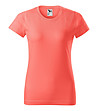 Памучна дамска тениска в цвят корал Celestina-0 снимка