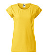 Дамска тениска в жълт меланж Alisha-0 снимка