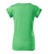 Дамска тениска в зелен меланж Alisha-1 снимка