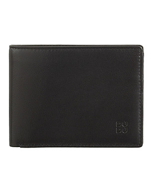 Мъжки черен портфейл с многоцветни джобове Caprera снимка