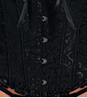 Комплект от корсет и прашки в черно Atenea-2 снимка