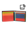 Многоцветен кожен портфейл с RFID защита Tullio-0 снимка