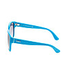 Дамски слънчеви очила със сини рамки-2 снимка