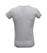 Бяла мъжка тениска с леко вталена линия-1 снимка