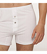 Мъжки памучни боксерки в бяло с лого-1 снимка