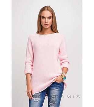 Розов дамски пуловер Nova снимка